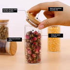 Glass Organization Storage for Spices