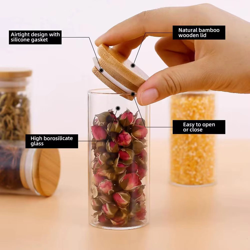 Glass Organization Storage for Spices