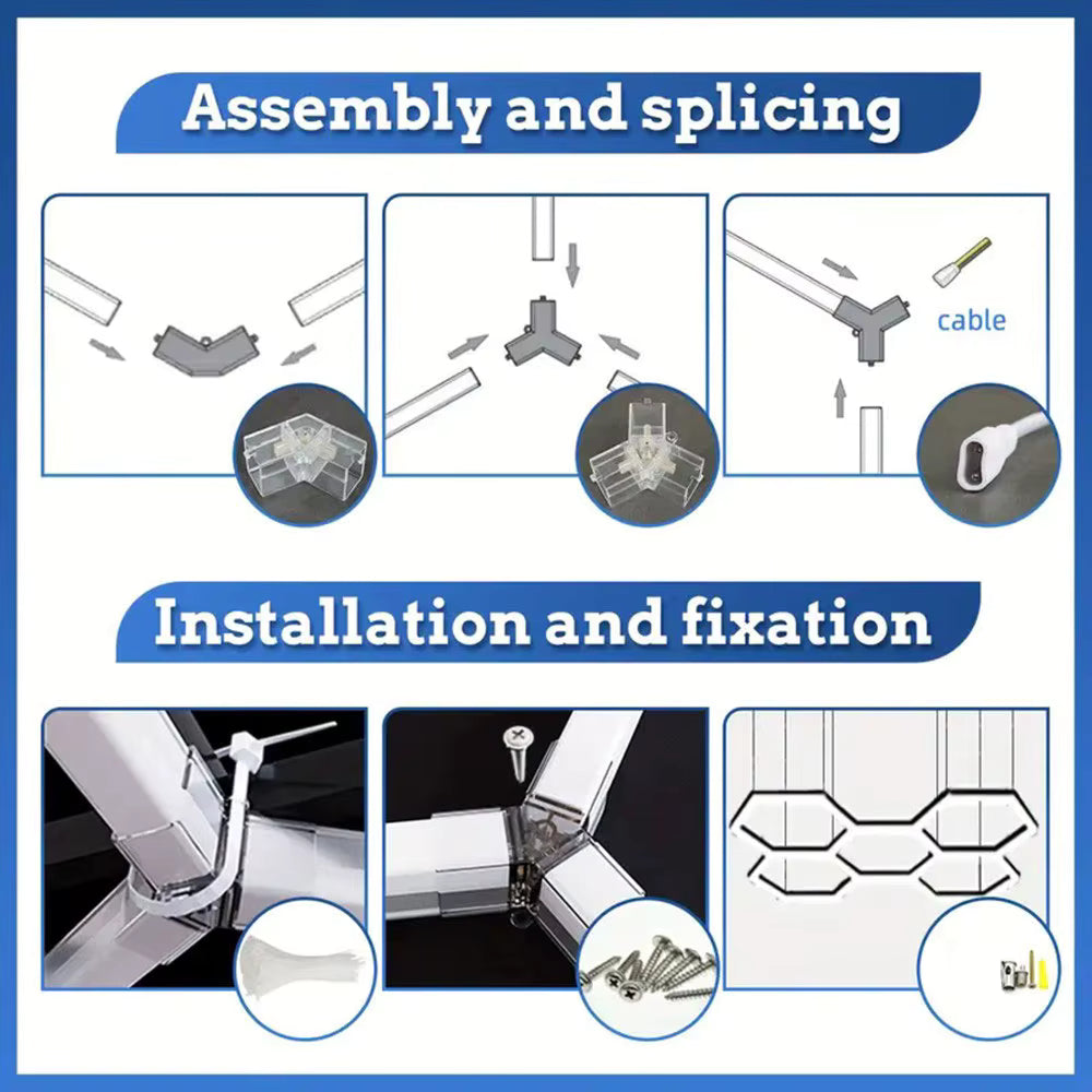 Hexagon Led Garage Light