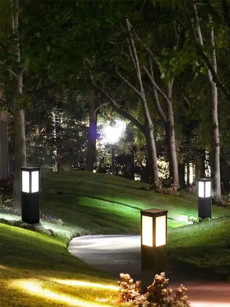 Square LED Solar Ground Lawn