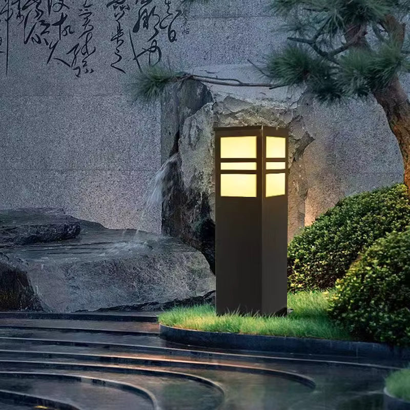 Square LED Solar Ground Lawn