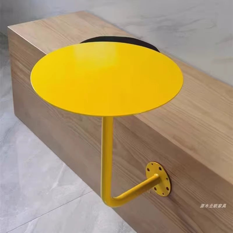 Wall-Mounted Small Round Table